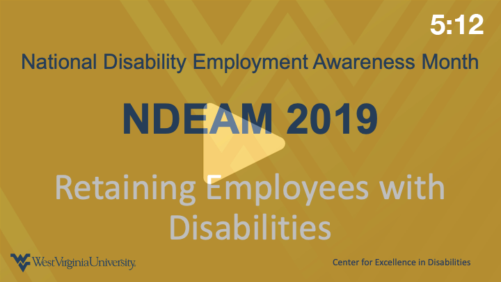 NDEAM Retaining Employees with Disabilities