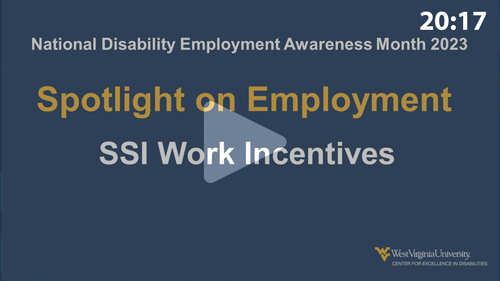 Spotlight on Employment 2023: SSI Work Incentives